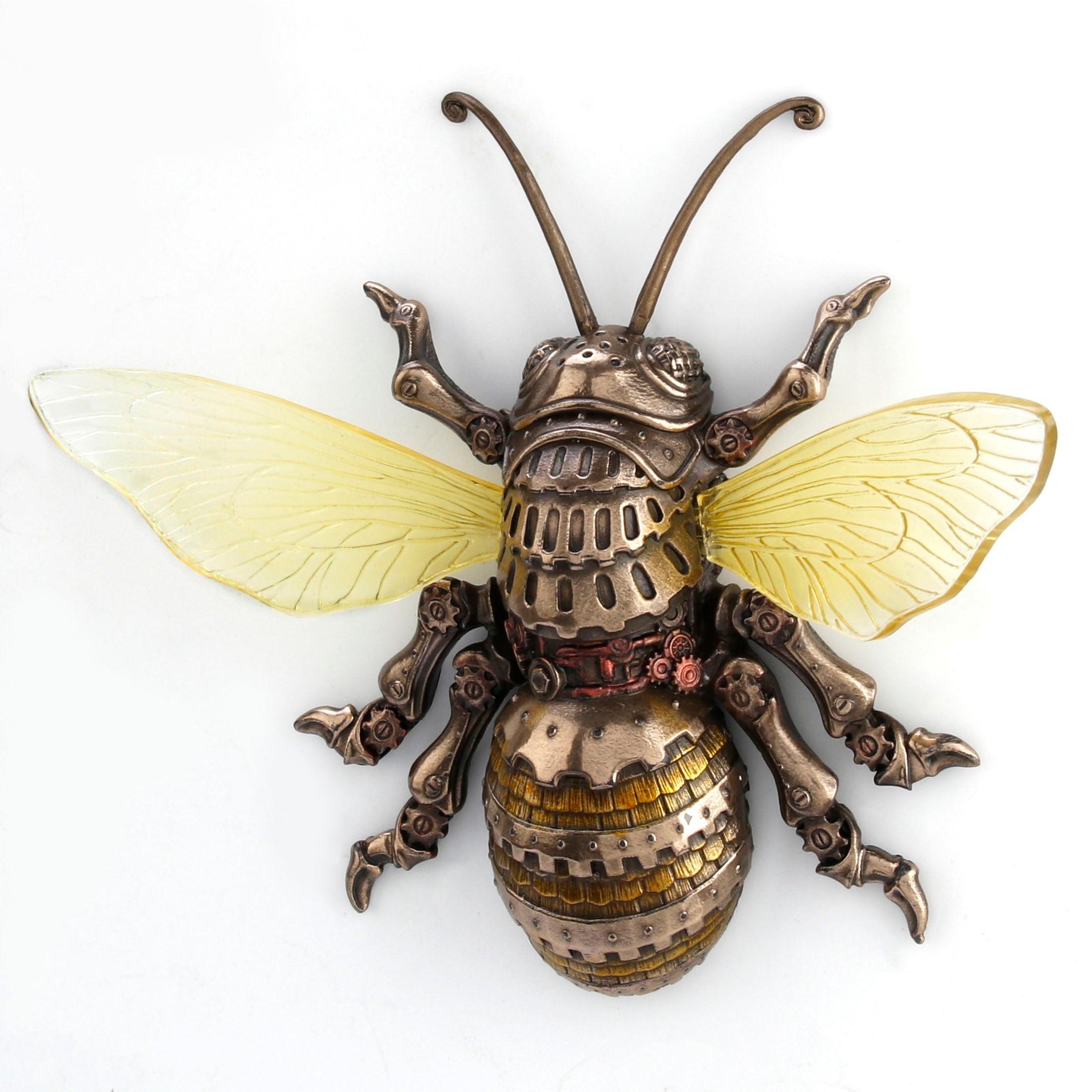 Steampunk Bumblebee Wall Plaque