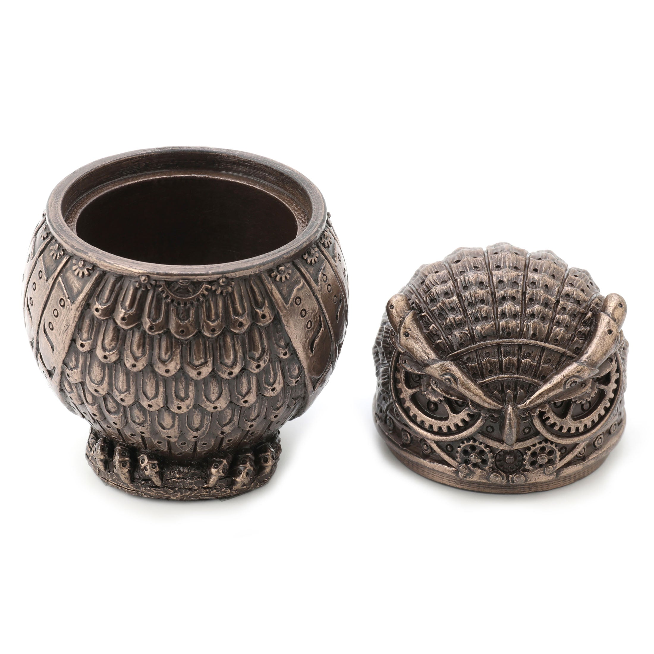 Steampunk Owl Secret Trinket Stash