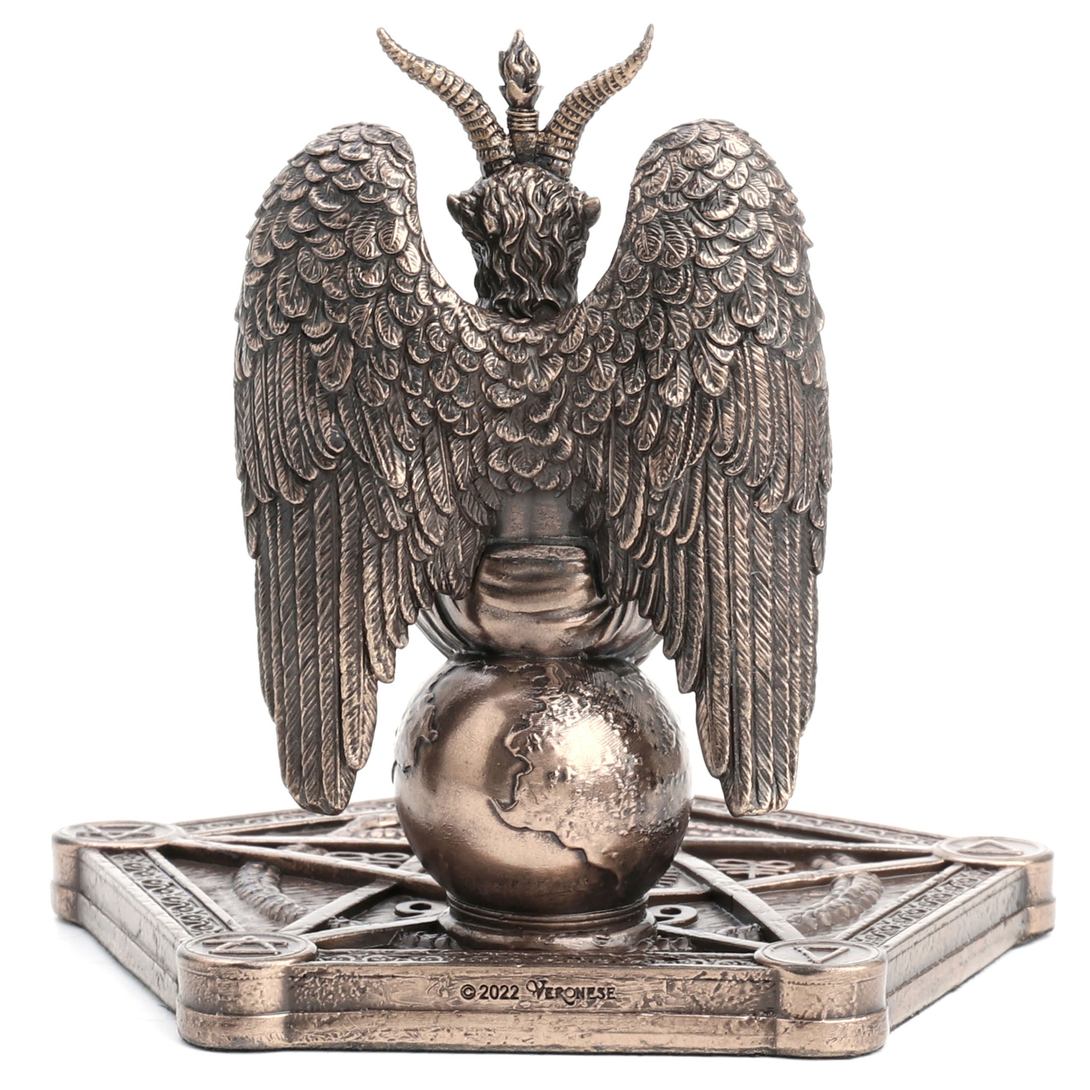 Baphomet Incense Stick Burner Pentagram Base