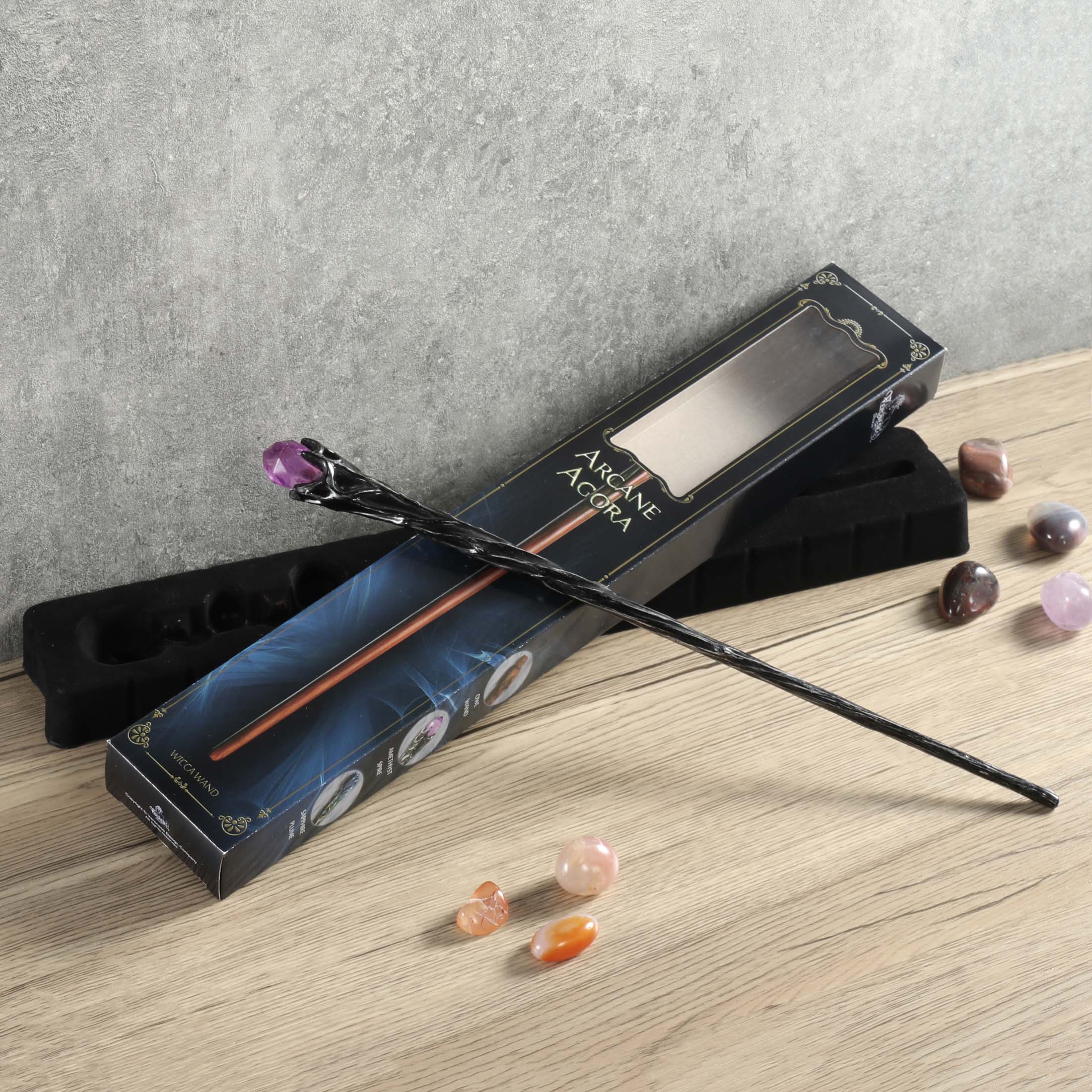 Amethyst Meteoric Spire Magic Wand