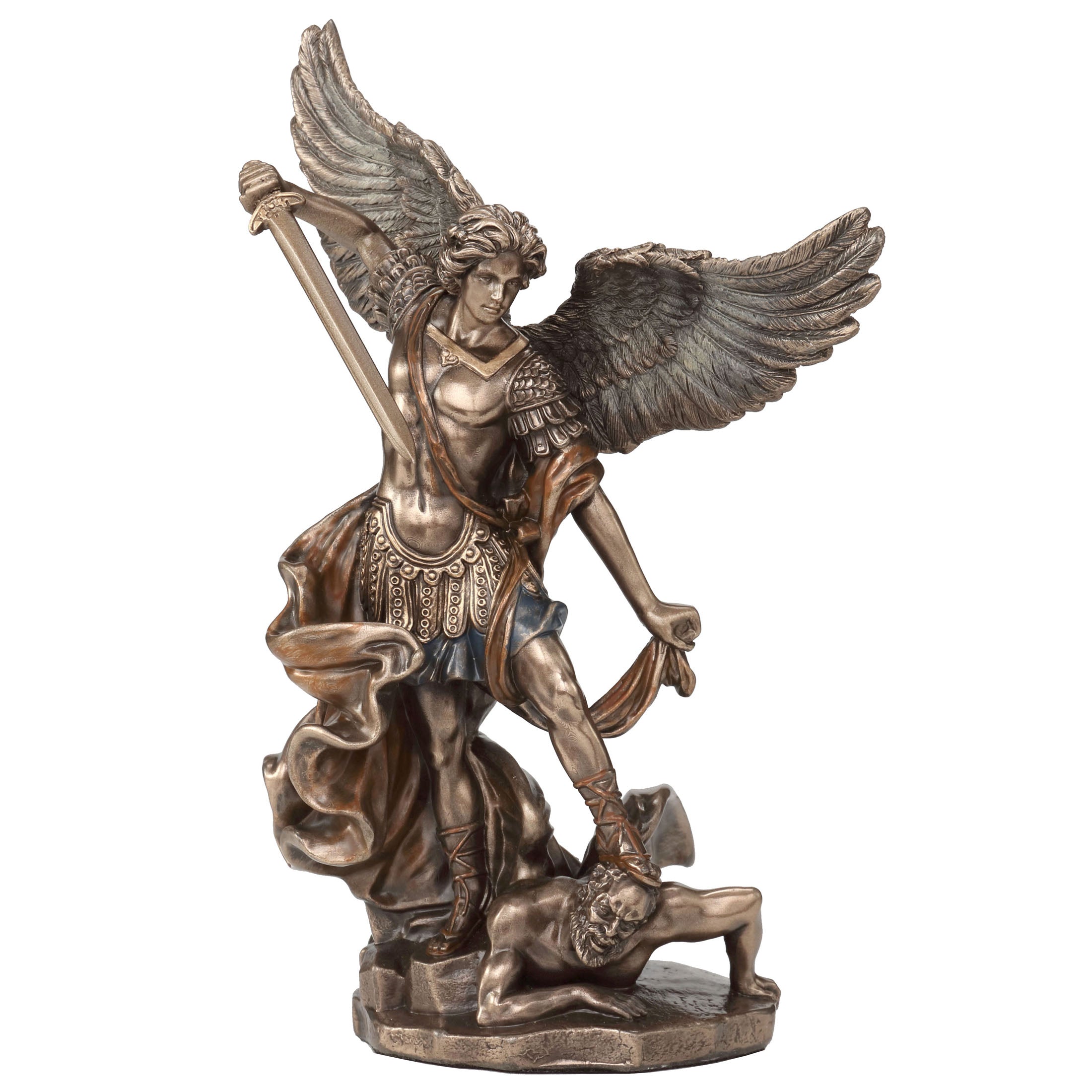 Archangel Saint Michael Vanquishing the Demon Statue