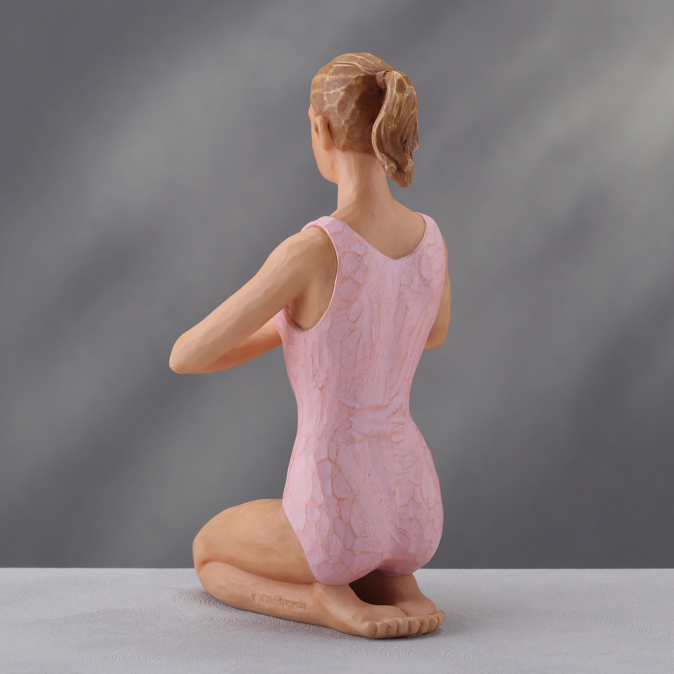 Abstract Yoga Thunderbolt Pose