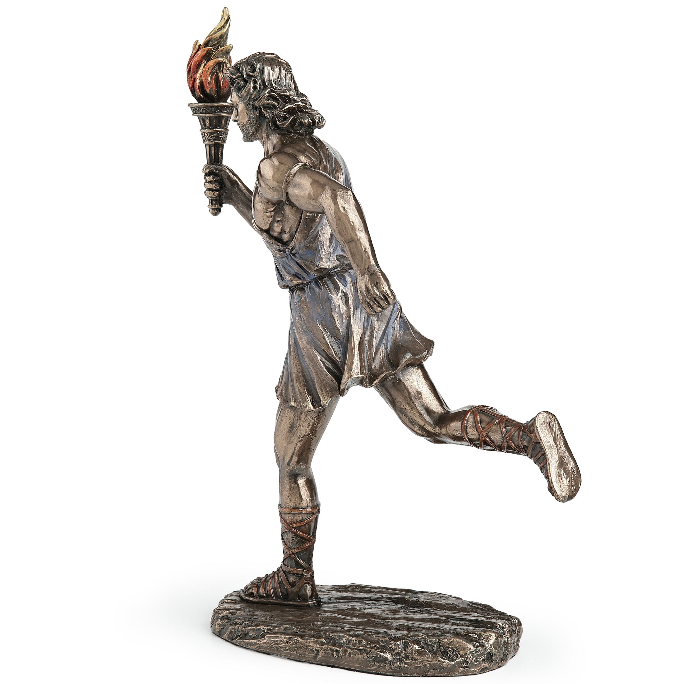 Running Olympic Torchbearer