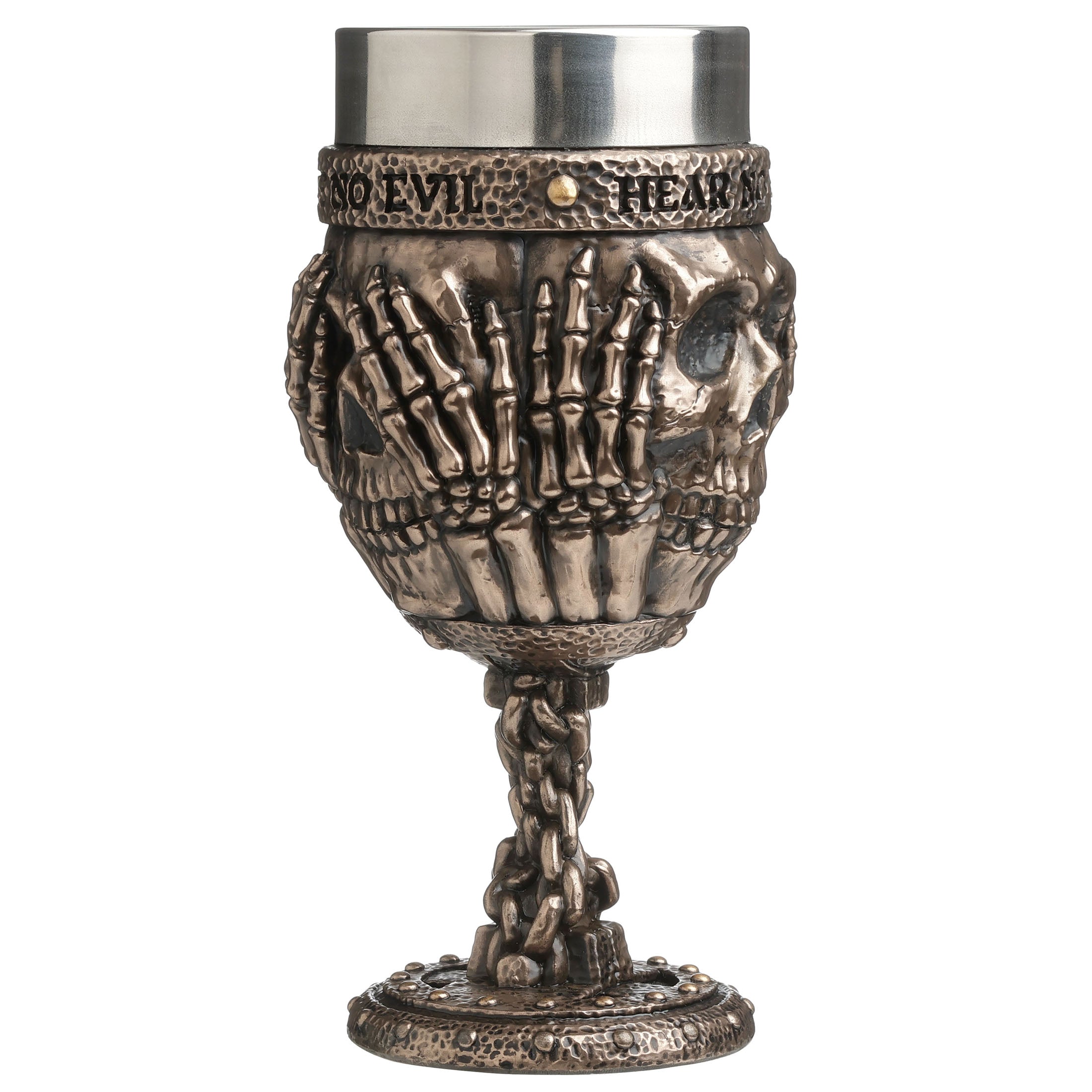 Hear No Evil See No Evil Speak No Evil Chained Chalice