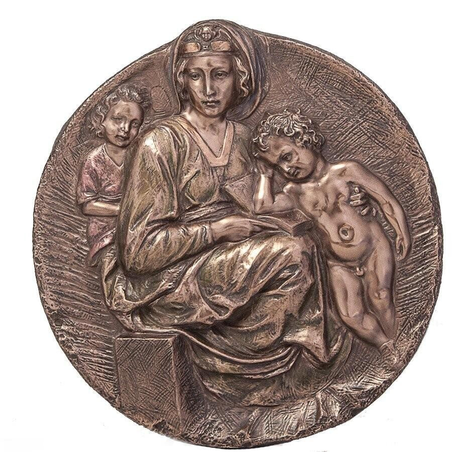 Wall Plaque medallion Madonna Michelangelo | Wall Plaques & Signs