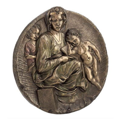 Wall Plaque medallion Madonna Michelangelo | Wall Plaques & Signs