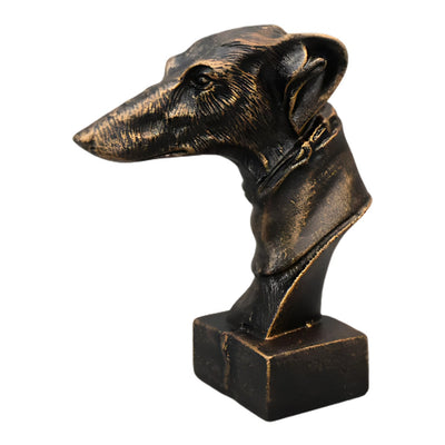 Whippet Head Bookend | Curios & Collectibles | Home Decor