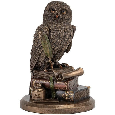 Wise Owl Sculpture on Books | Animal Sculptures | Home Decor