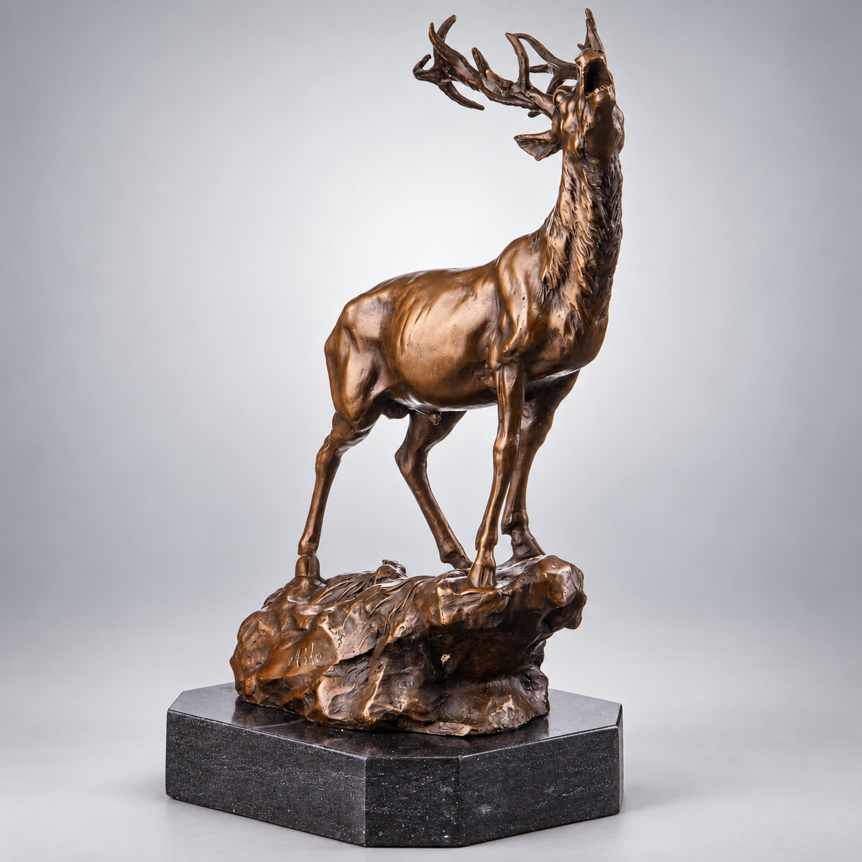Deer Stag Bronze Sculpture