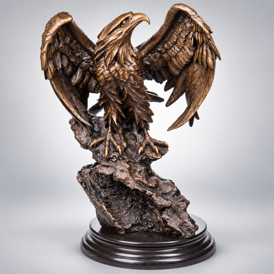 Eagle Bronze Sculpture – Large Statement Piece