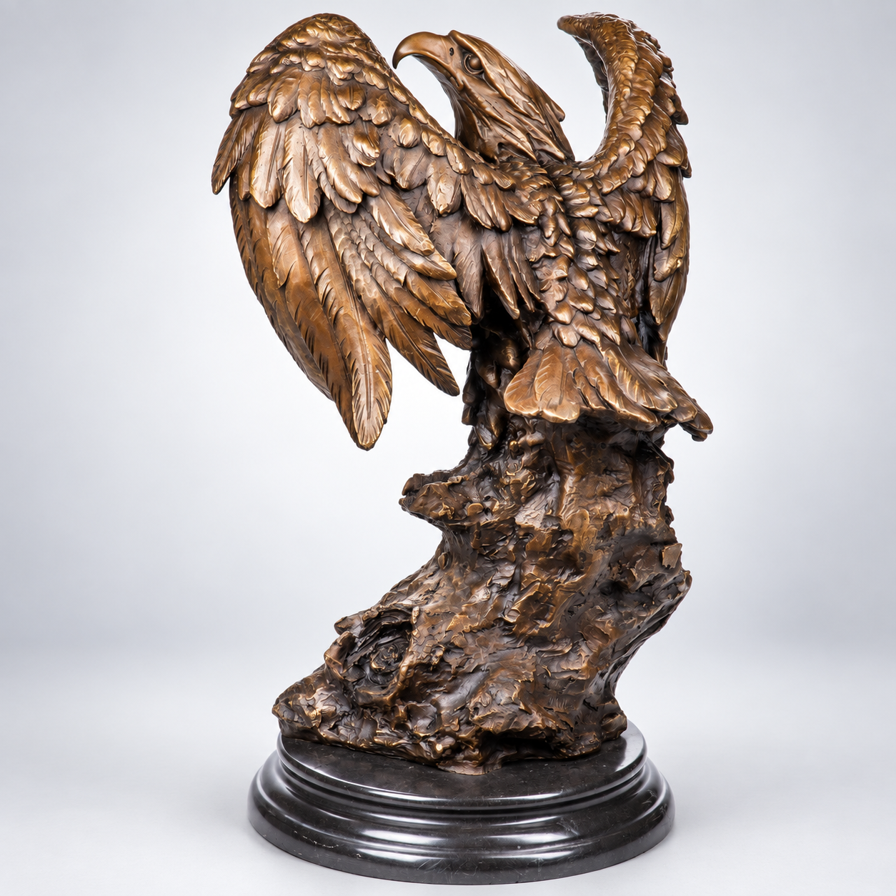 Eagle Bronze Sculpture – Large Statement Piece