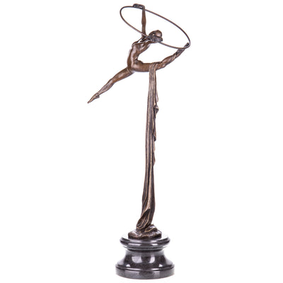Archer Figure Sculpture | Handcrafted Bronze Decor
