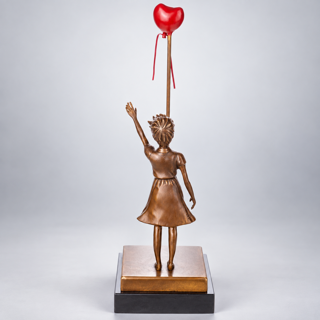 Banksy Balloon Girl Bronze Sculpture – Street Art Statue