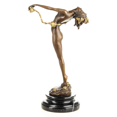 Leaping Panther Sculpture | Handcrafted Bronze Decor