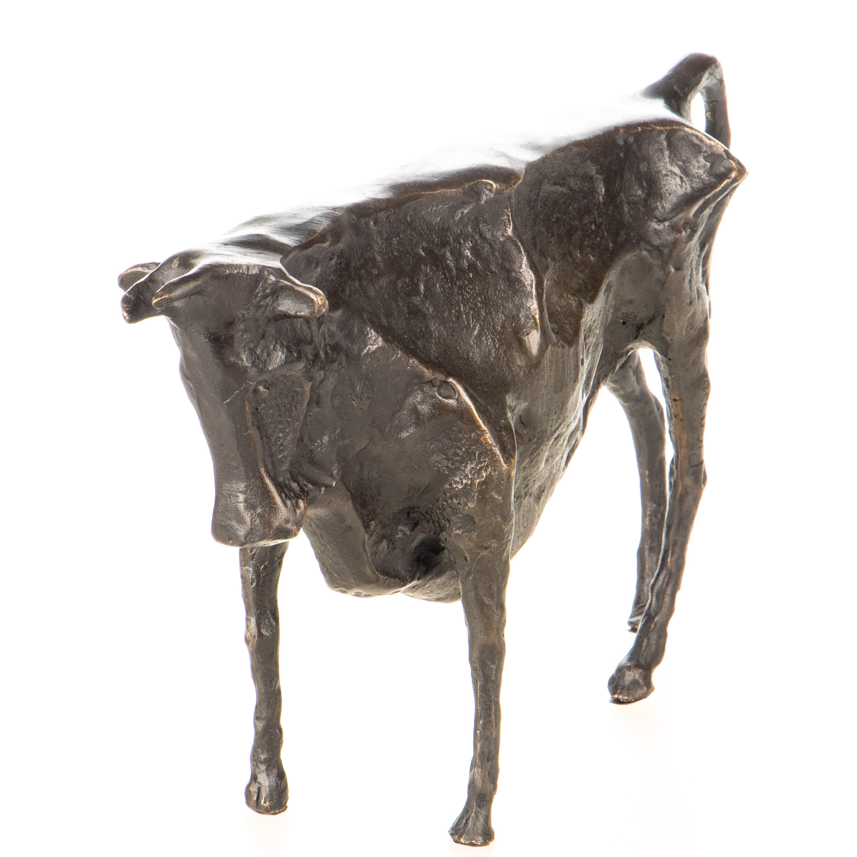 Bull Modern Bronze Sculpture – view 4