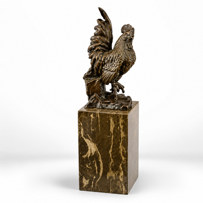 Rooster | Handcrafted Bronze Decor | Unique Home Accent | Gift Idea