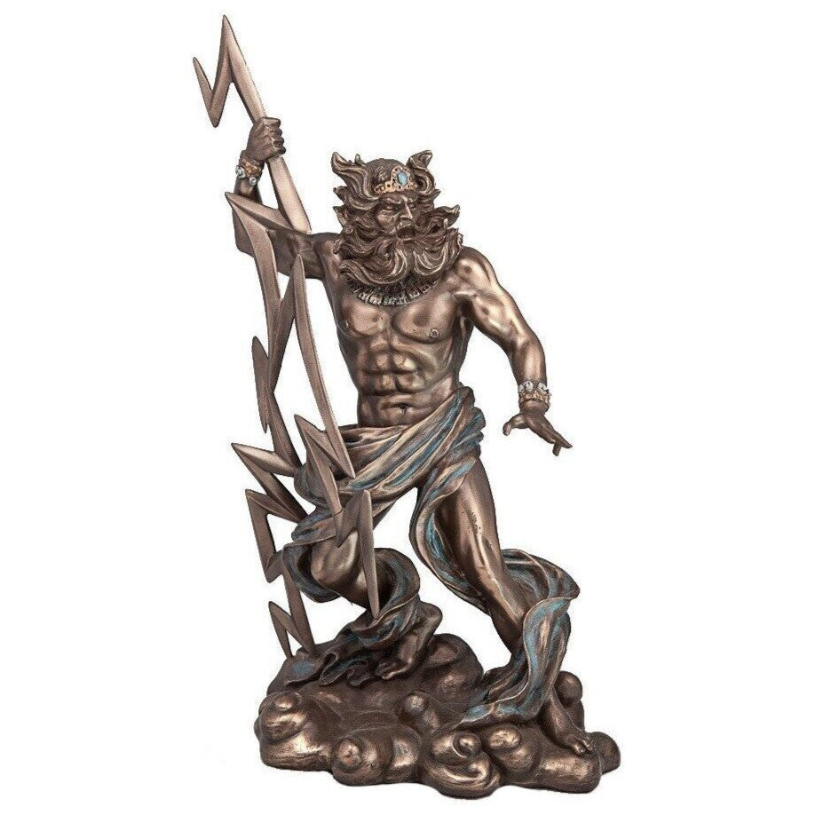 Zeus Statue Figurine | Mythology & Deity Sculptures | Home Decor