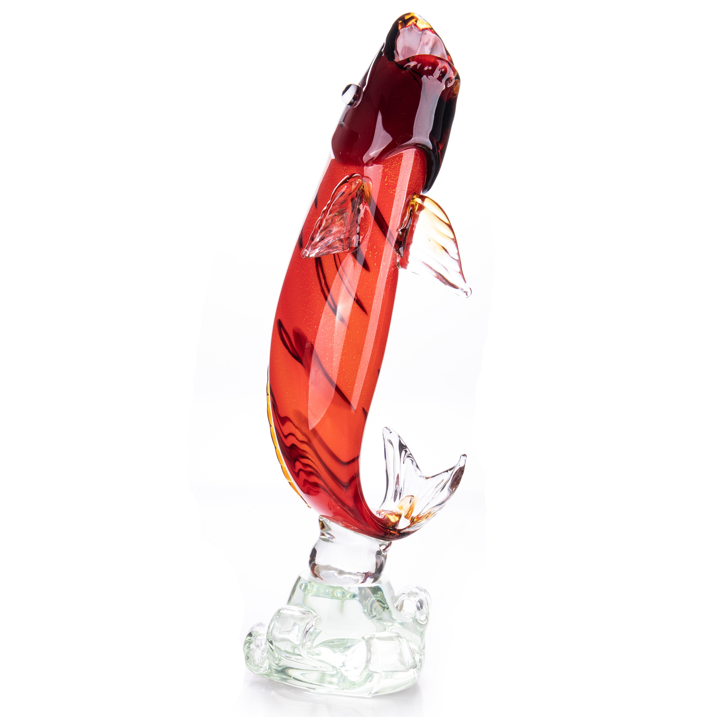Murano style glass fish | Handcrafted Glass Decor | Unique Home Accent