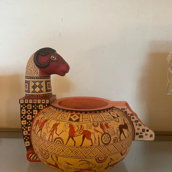 Greek Wild Goat Style Clay Vase
