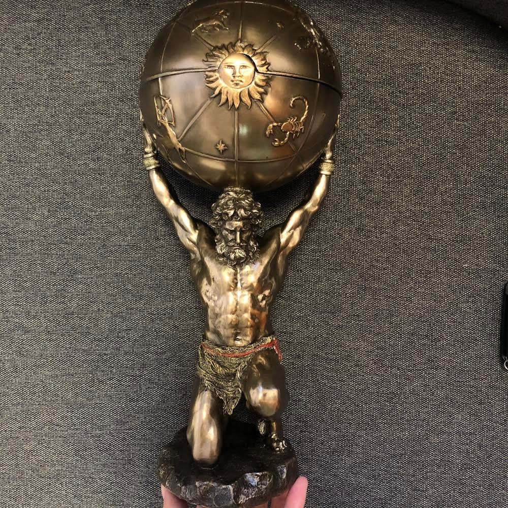 12.59 Inches Atlas Statue
