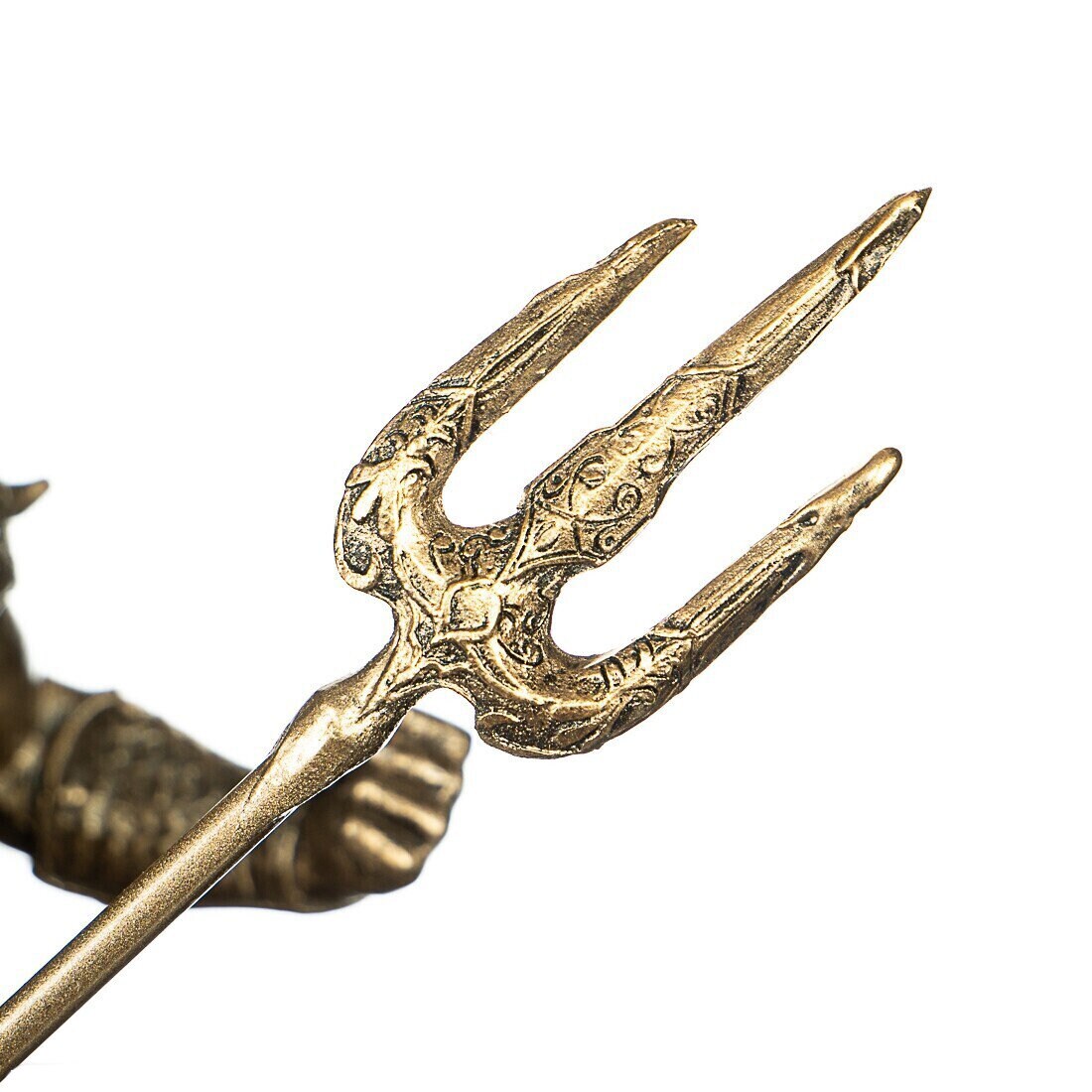 Poseidon Bronzed Statue Figurine.Ancient Greek Gods. Twelve Olympians.god of the sea