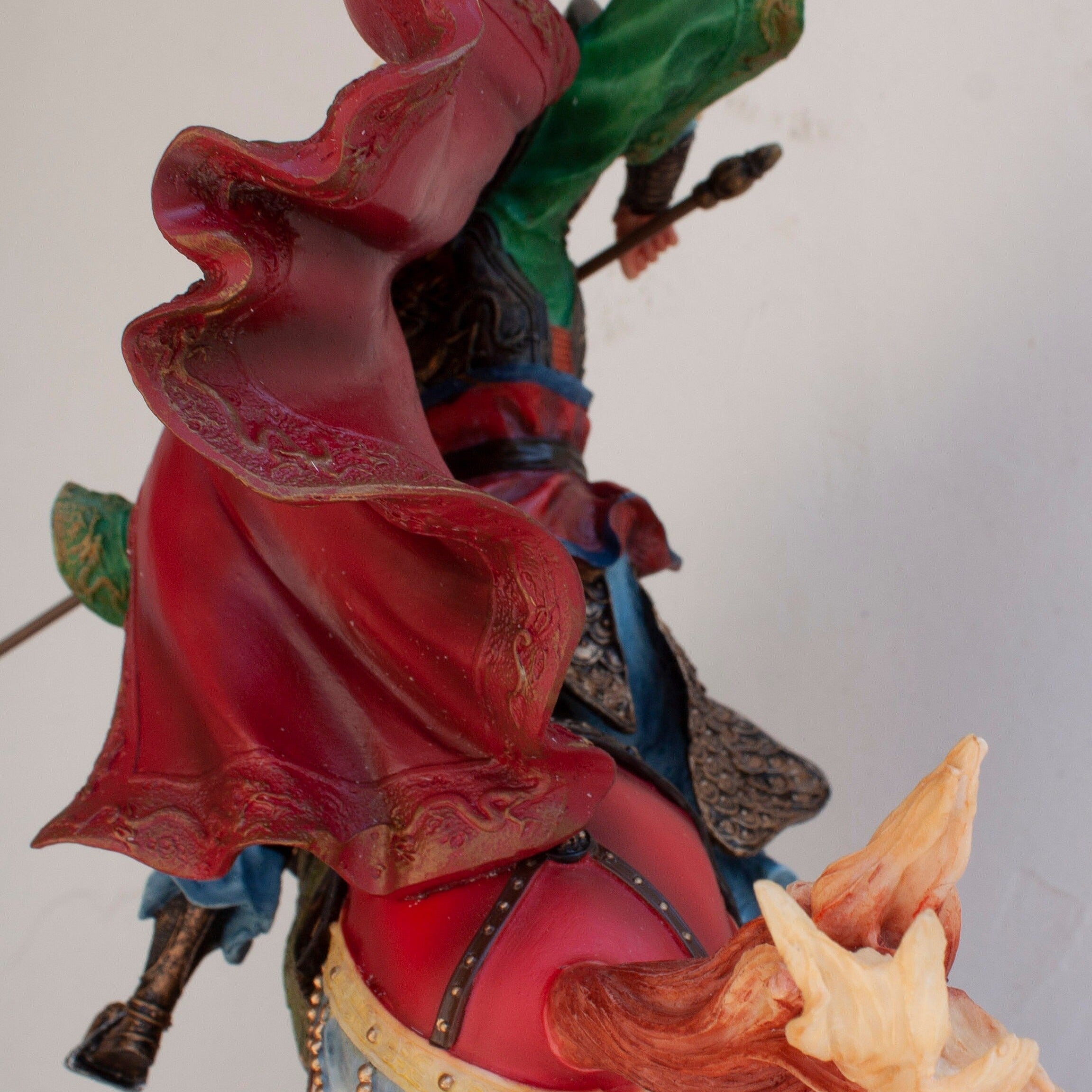 Guan Yu Cold Cast Resin Statue: Romance of The Three Kingdoms Decor