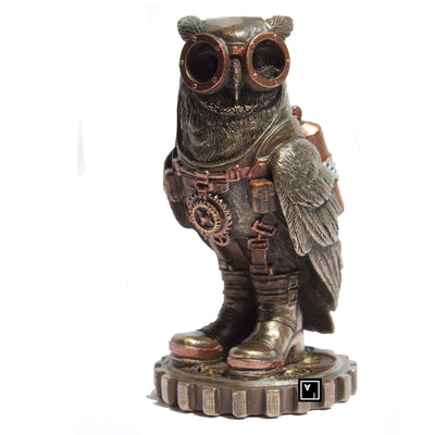 Steampunk (Small) Owl Figurine