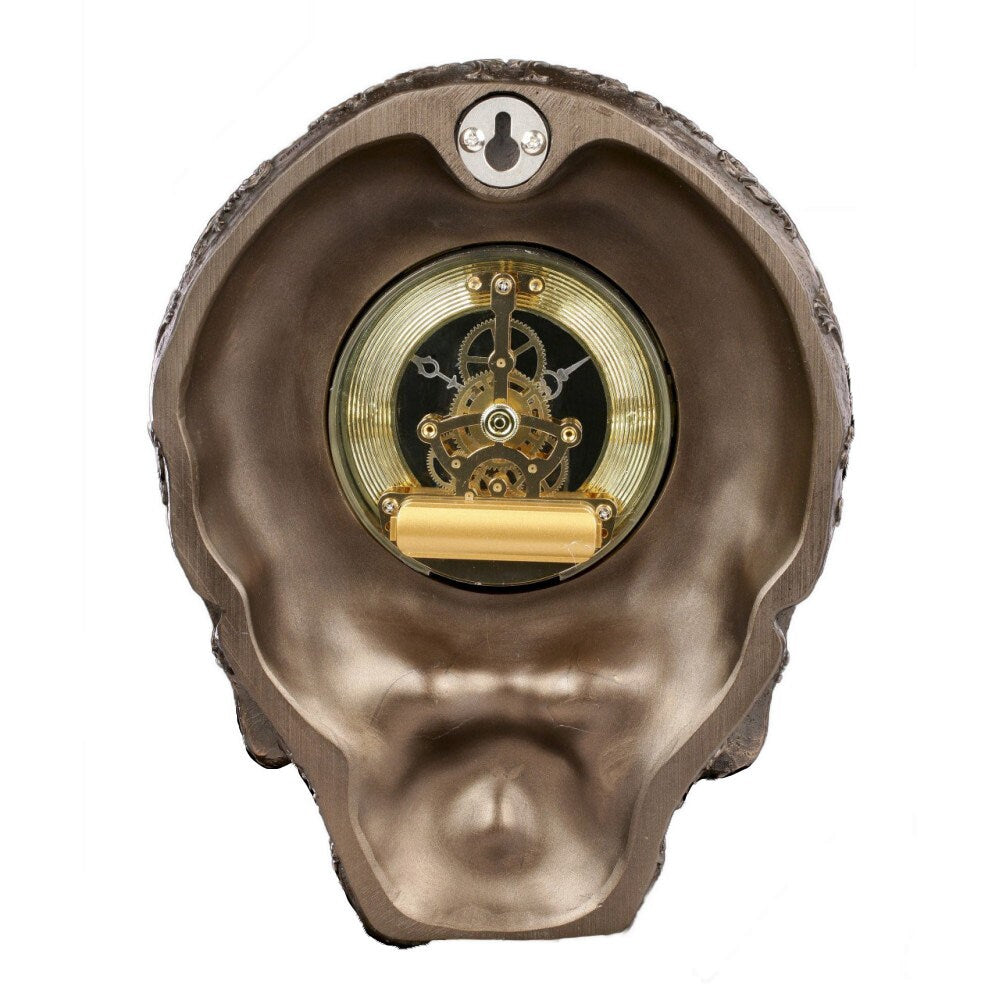 8.25 Inches Steampunk Skeleton Skull Wall Clock