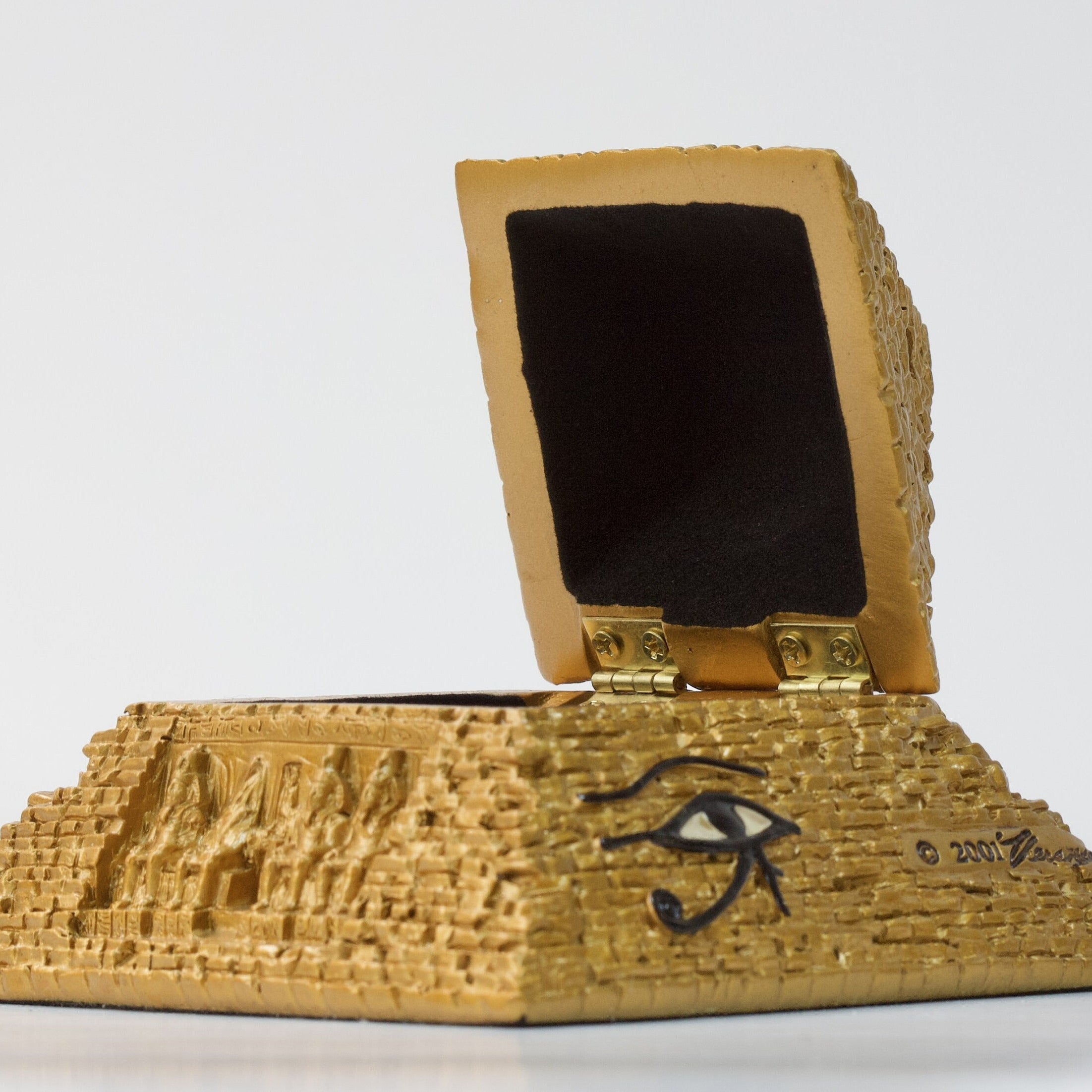 Pyramid Trinket Box: Veronese Design Bronze Finish Jewelry Box