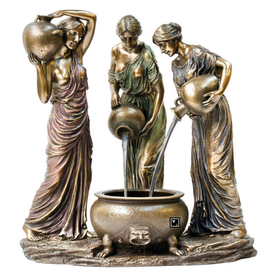 Danaides Statue: John William Waterhouse, Greek Mythology Bronze Finish Figurine