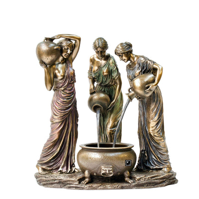 Danaides Statue: John William Waterhouse, Greek Mythology Bronze Finish Figurine