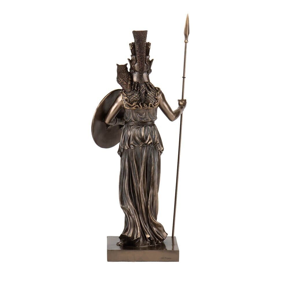 Large (20 Inc) Athena Standing with Spear Statue