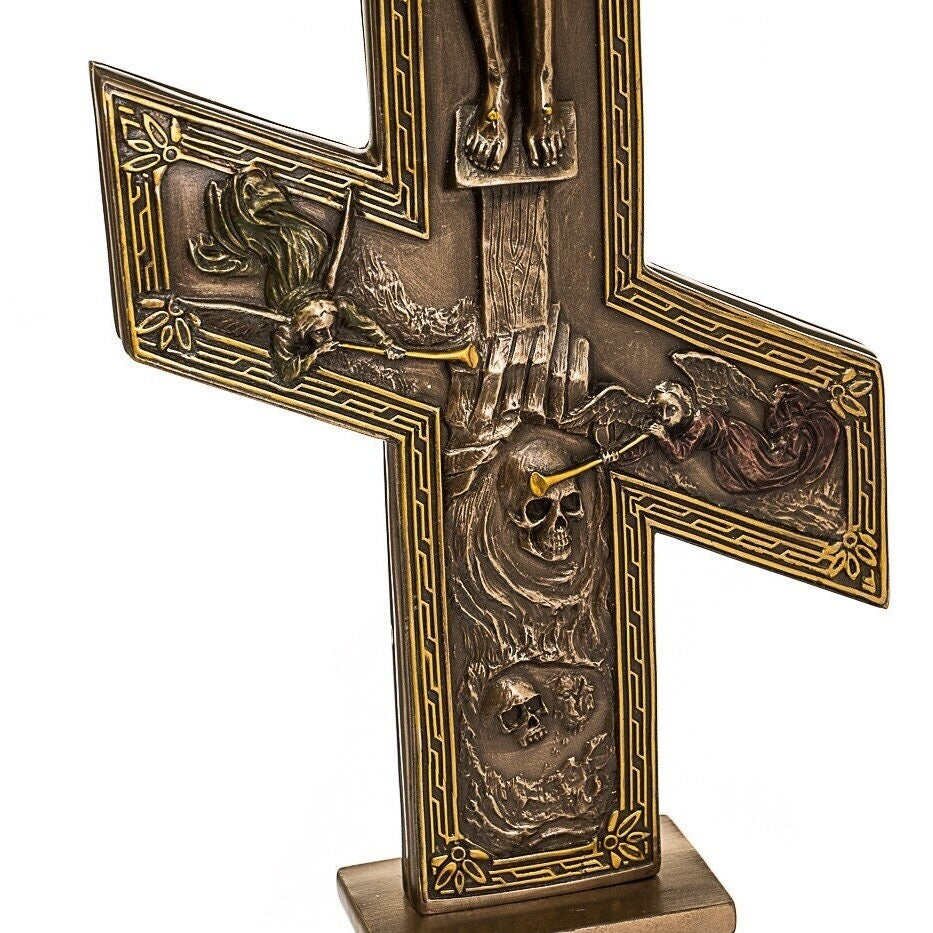 21.25 Inches Large Orthodox Style Crucifix Stand