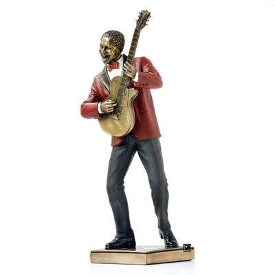 12.59 Inches Jazz Guitarist Statue.