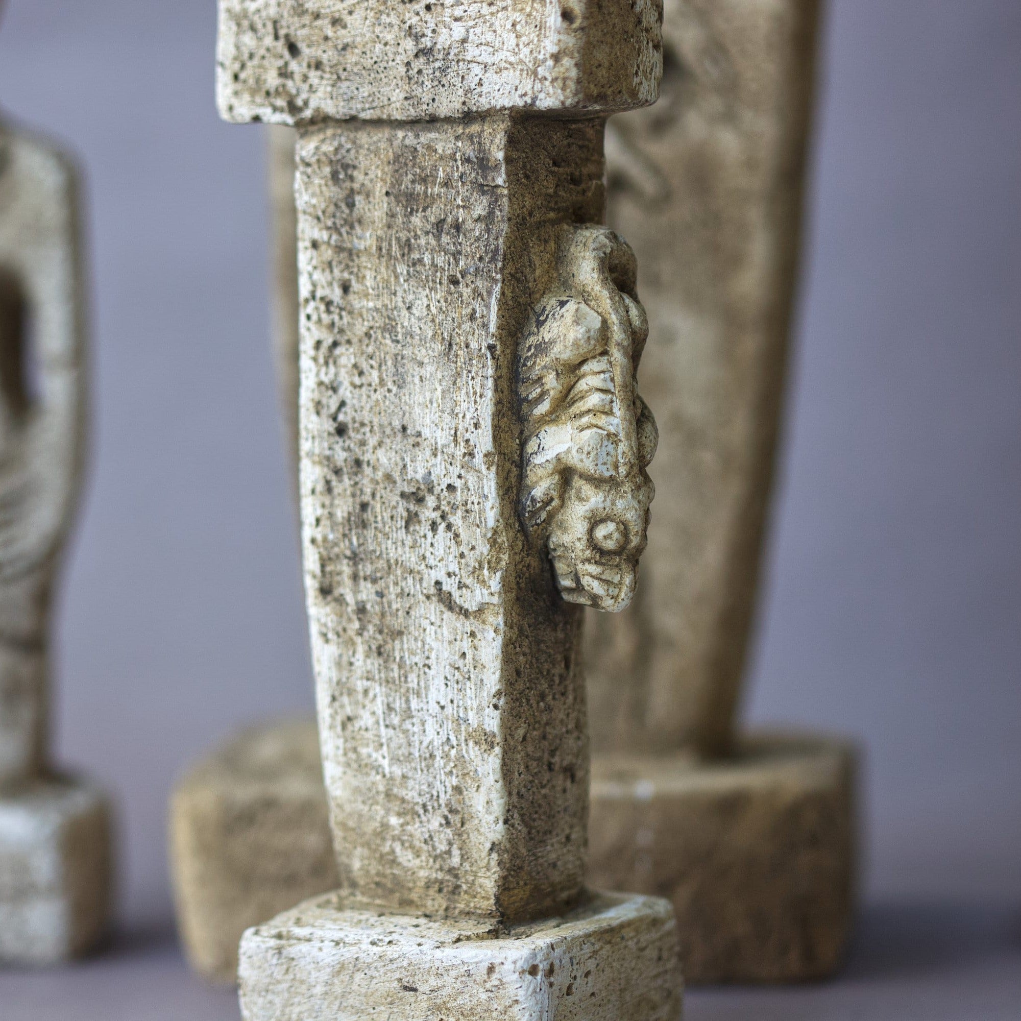 World's Oldest Temple Gobeklitepe Stones statue with Urfa Man carving from Limestone