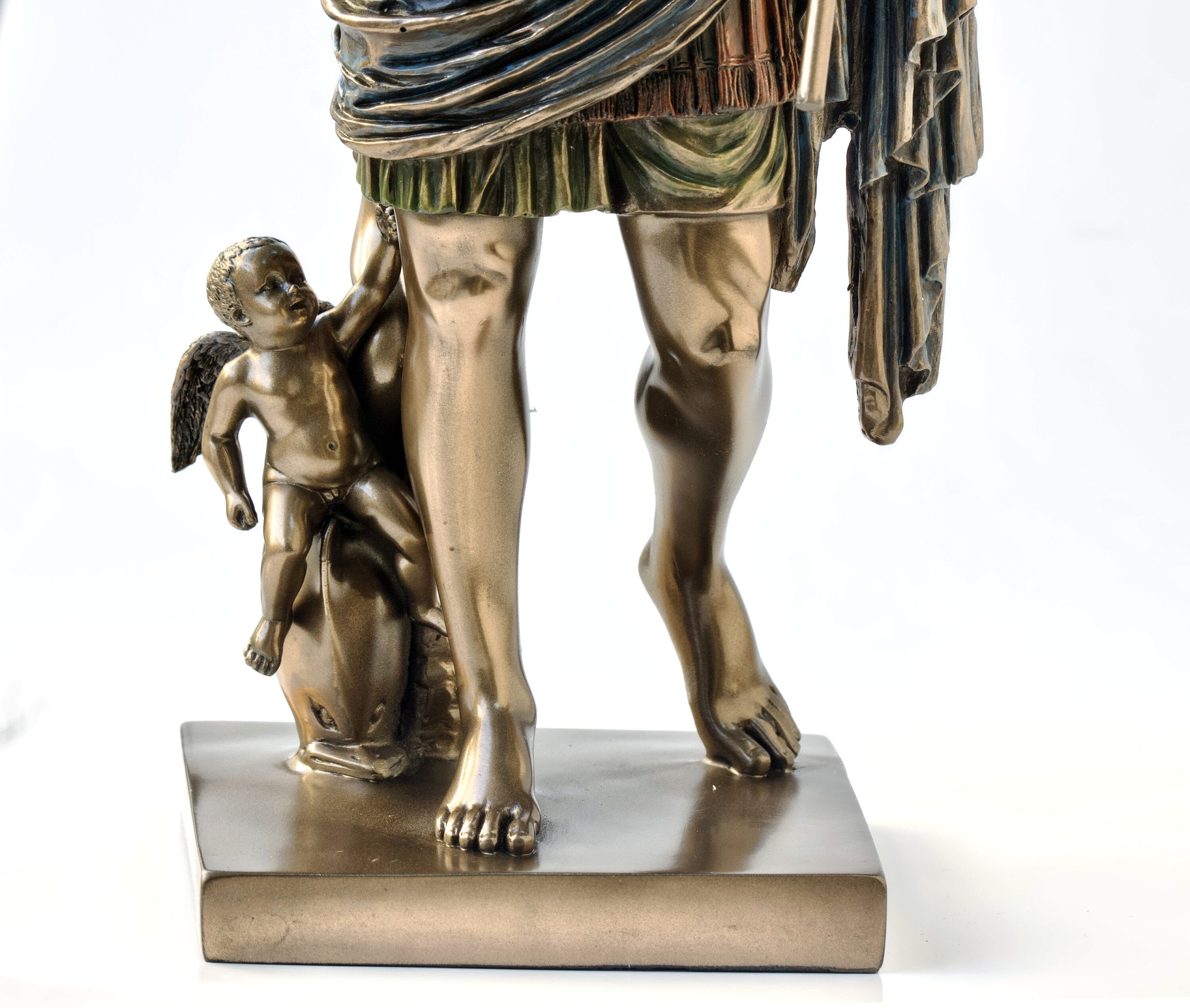 Augustus of Prima Porta Statue: Cold Cast Bronze Figurine