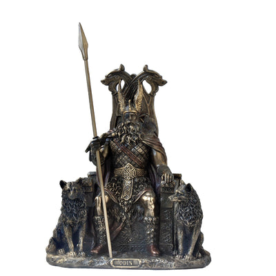 Odin Statue Figurine, Norse God on Throne - Veronese Design