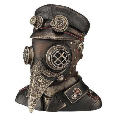 Steampunk Plague Doctor Trinket Box: Collectible Jewelry Box (6.1 Inch)