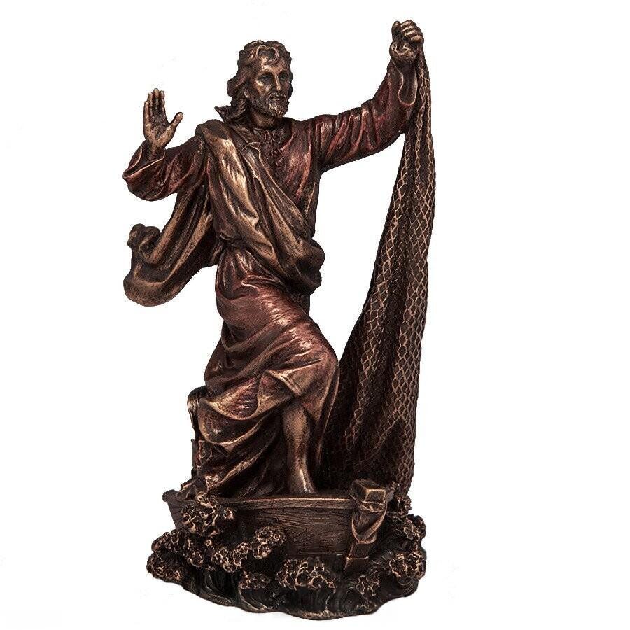 9.06 Inc Jesus Christ The Fisherman Statue