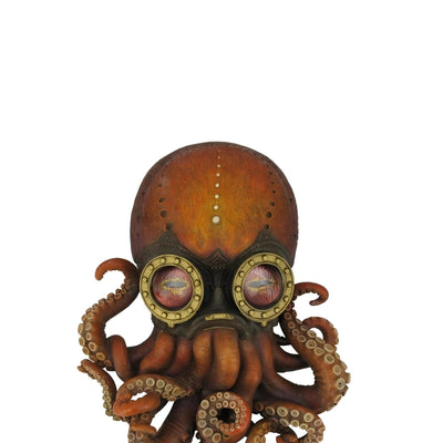 Steampunk Octupus Plaque.Steampunk Octopus Bioctopus