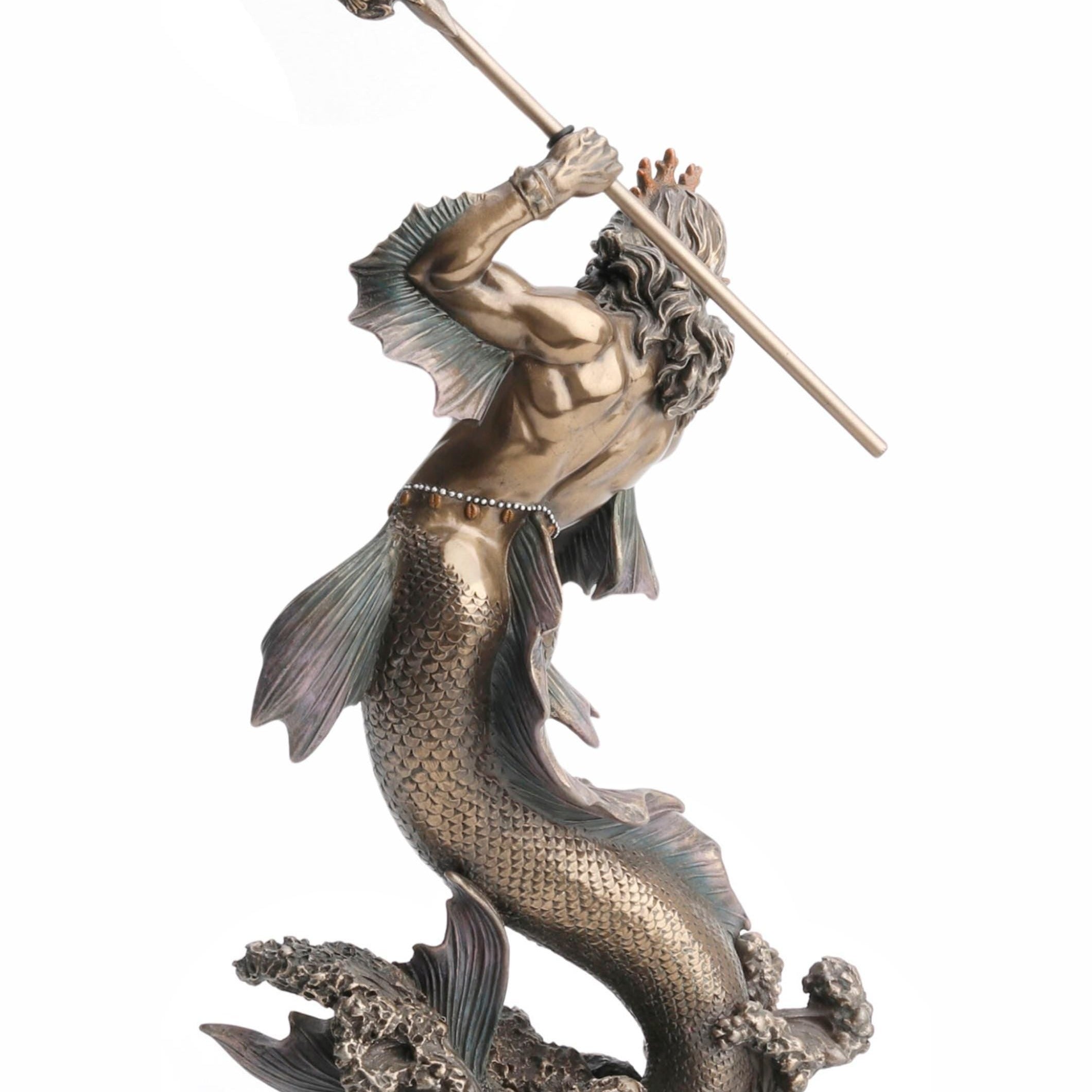 Poseidon Statue Figurine Sculpture.Ancient Greek Gods. Twelve Olympians.goddes of the sea