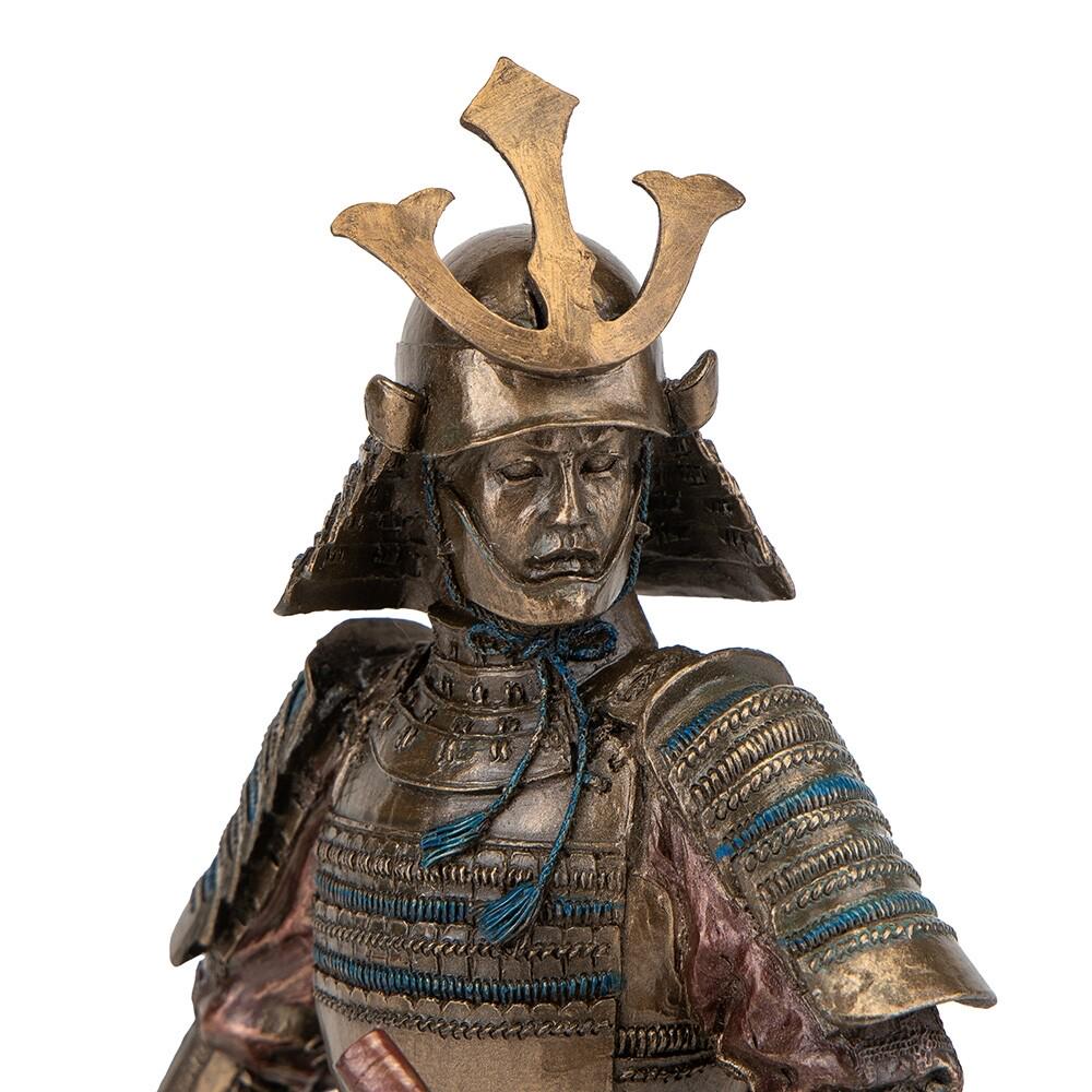 Legendary Samurai Warrior Statue.Japanese Fighter Holding Katana – Traditional Bushido Decor