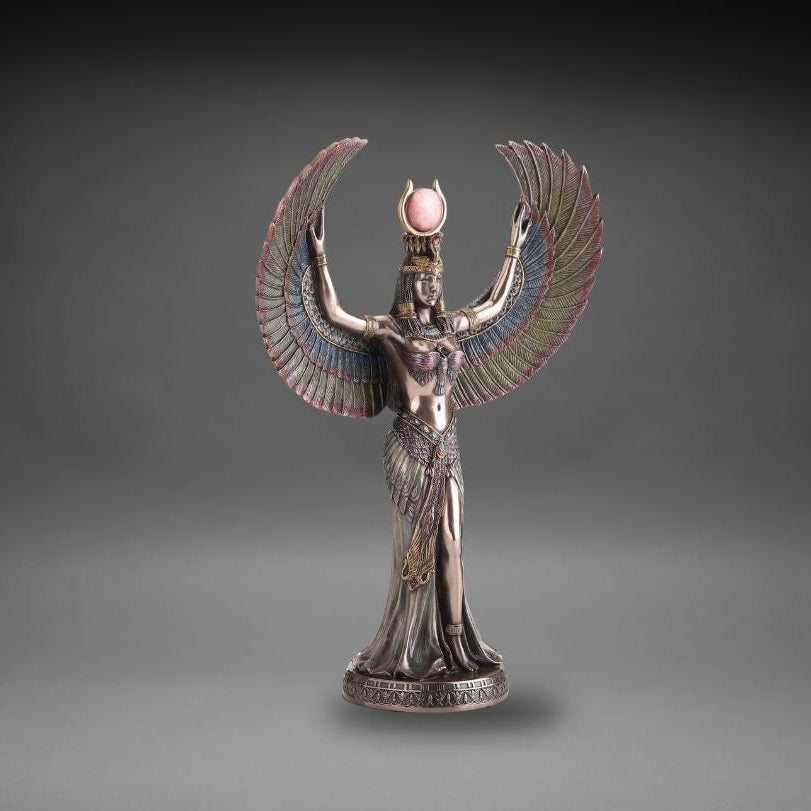 Isis The Egyptian Goddess Of Magic And Wisdom Sculpture.Ancient Egyptian Decor – Magic & Wisdom Deity