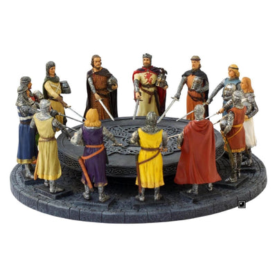 King Arthur with 12 Knights of the Round Table Statue