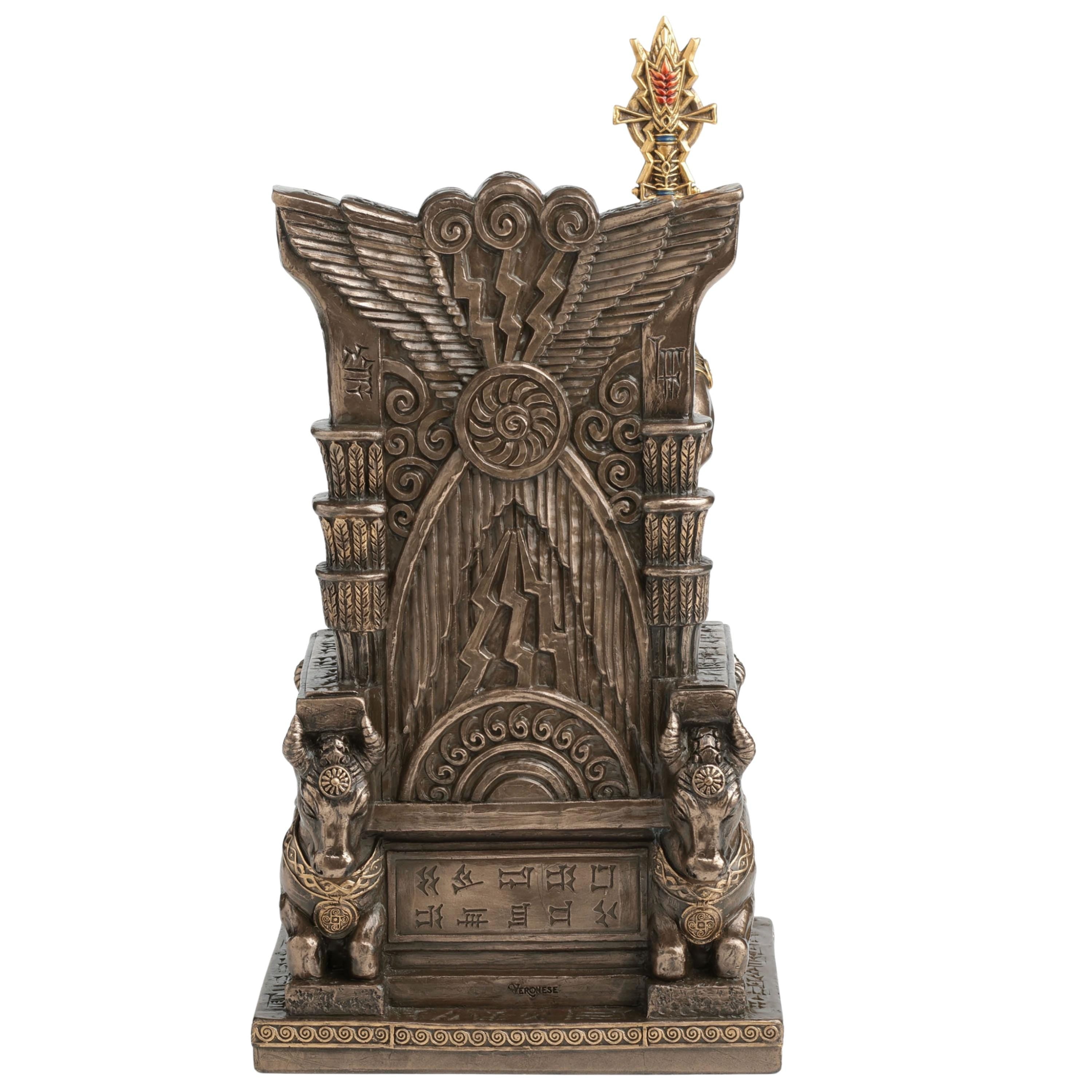 Enlil Mesopotamian God of Air Statue, Ancient Sumerian Sculpture, Pagan Altar Decor, Mythology Gift