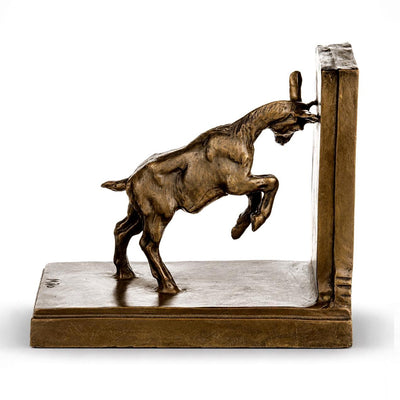 Leaping Horse Bookend | Handcrafted Bronze Decor