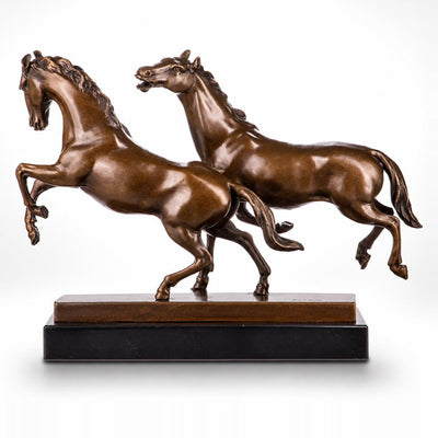 Bronze Running Horse Sculpture | Handcrafted Bronze Decor