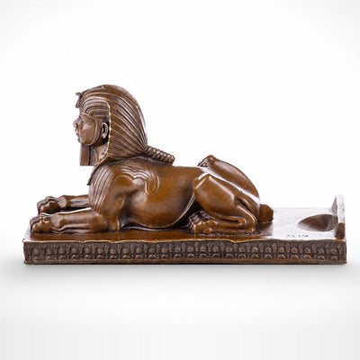 Egyptian Sphinx Statue Bronze Finish Sculpture | Handcrafted Bronze