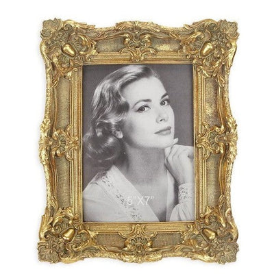 Ornate Baroque Photo Frame | Handcrafted Resin Decor