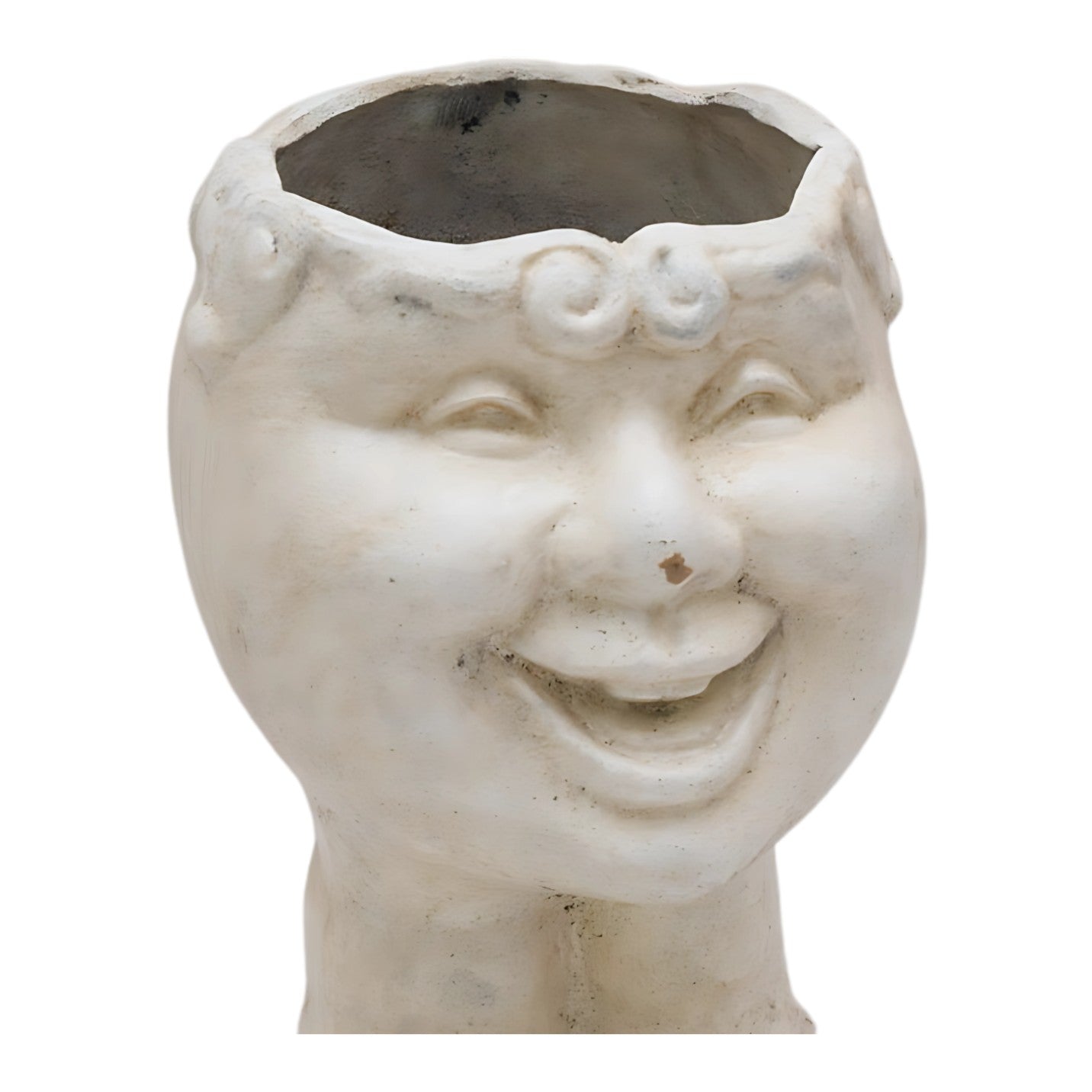 Smiling Face Planter Vase | Handcrafted Ceramic Decor